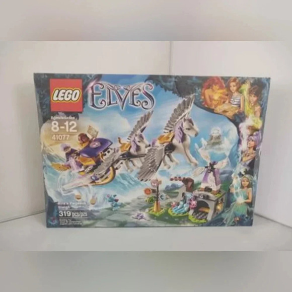 Lego Elves 41077 Aira's Pegasus Sleigh NWT Building Toy Set - Picture 1 of 3